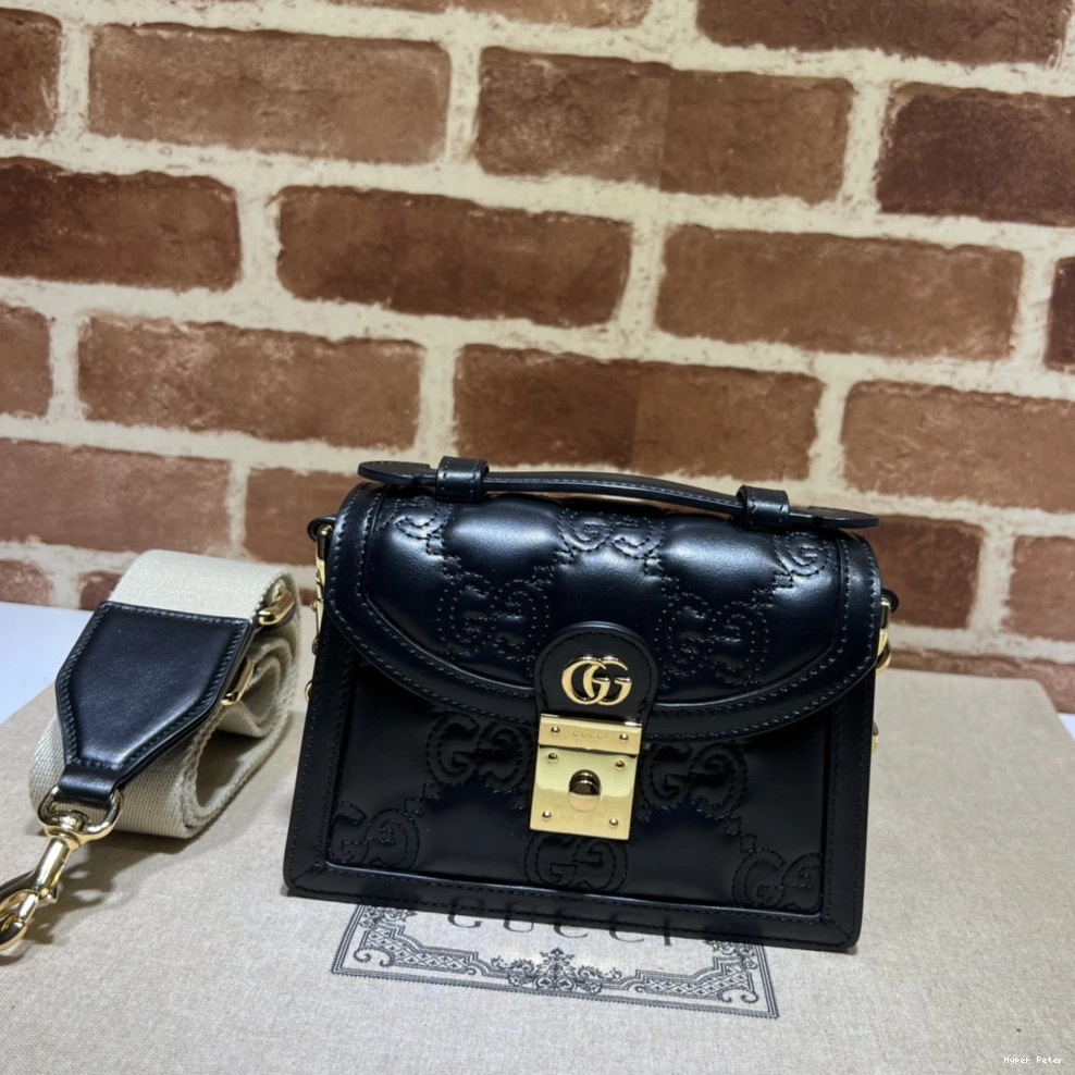 Hyperpeter TOP MATELASSÉ SMALL HANDLE BAG GUCCI GG 0823